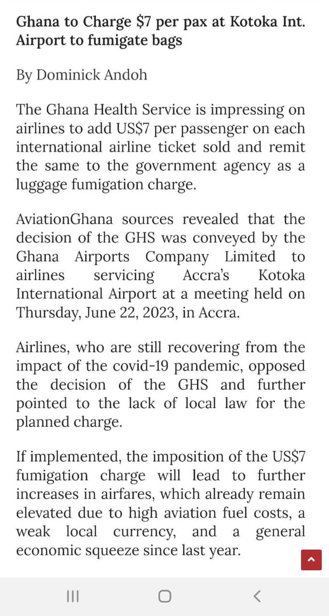 Manasseh_Azure's tweet photo. Another plot to rob passengers traveling through Ghana’s airports? After stealing from people in the name of Covid-19, the hounds of graft are smelling blood again. Fumigation in Ghana is synonymous with corruption and this should not be allowed to burden travelers further. https://t.co/olqC0LiTEB