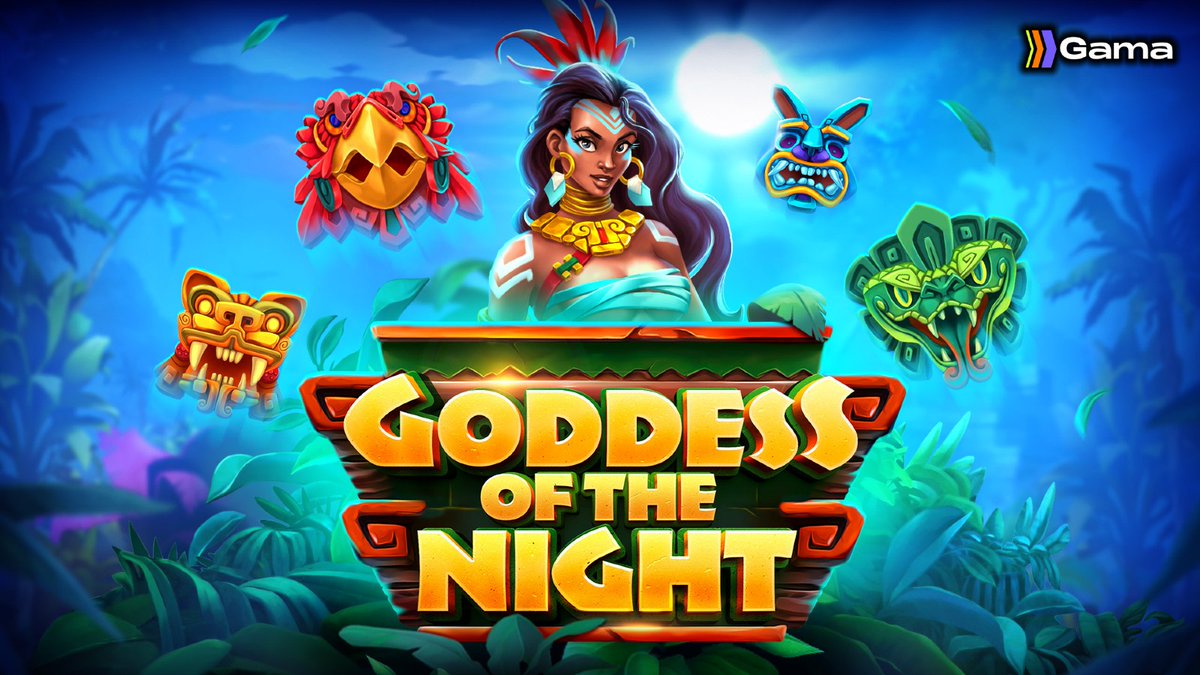 GamaCasino's tweet photo. Say hello to Evoplay newest online slot game - Goddess of the Night! 
Reels: 5
Rows: 3
Bet lines: 20
RTP: 95.97%
Max Win: €210,225
Features: wild, drops and multipliers, scatter, free spins.
Try game demo (https://t.co/ZWEQctHC5c).
#Gamacasino #Onlinecasino #slotonline https://t.co/LrompIZG0g