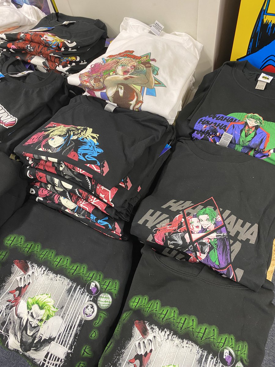 hmv_crawley's tweet photo. ๐จ This weekend only! ๐จ
Come and grab yourself a great 15% off bargain on these awesome tees and hoodies! ๐โฆ๏ธ๐ฆ
#hmv #thehmvshop #tshirts #hoodie #batman #joker #harleyquinn #deal #thisweekendonly https://t.co/gwvJv3yPyn