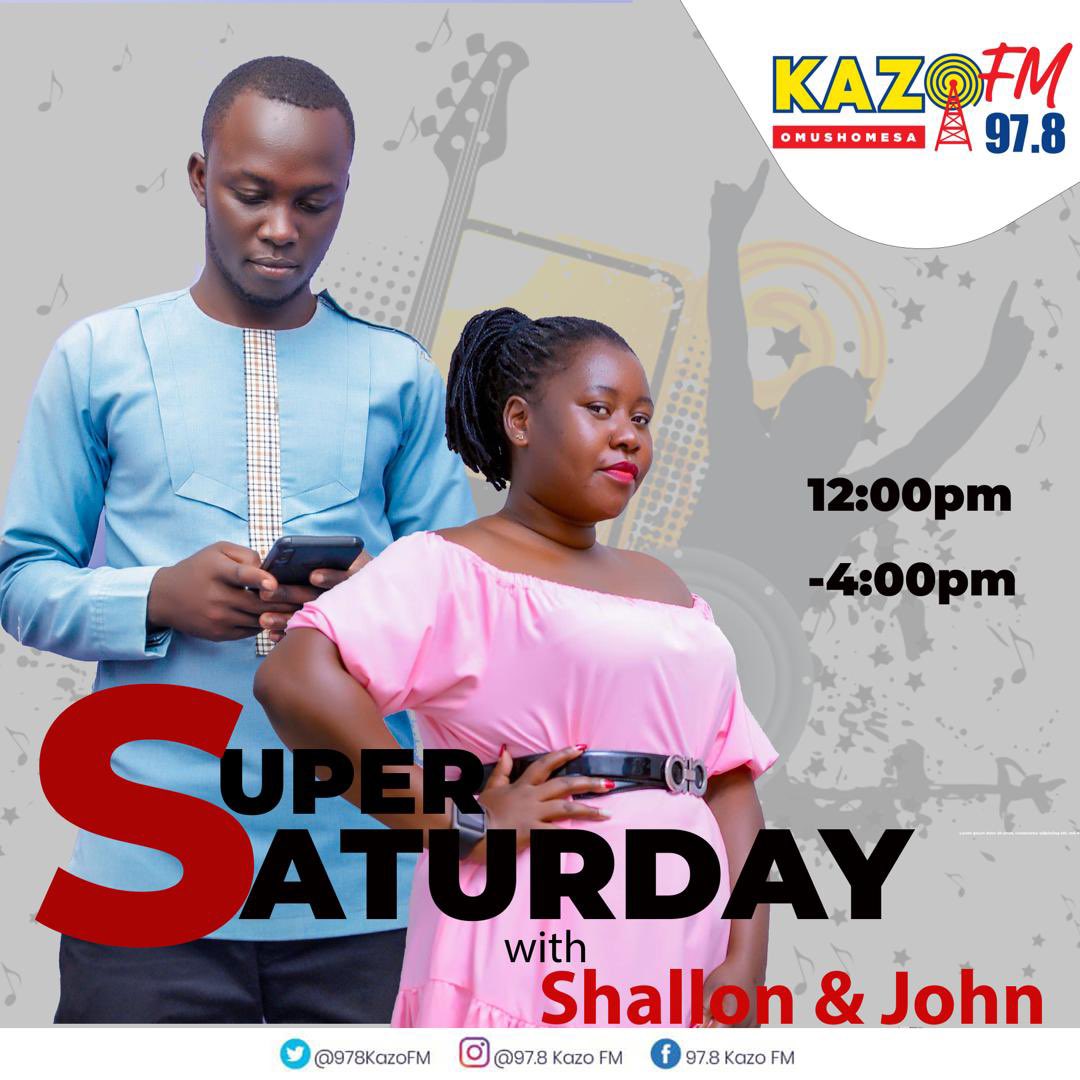 It's time for #goodvibes |#freshmusic |#entertainment on #supersaturday with John & Shallon.