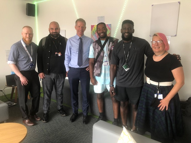 Many thanks to Nick Jeffreys and the team at Coventry Youth Justice Service (and partner services) for an inspiring visit - thanks to Howard, Anton, Rachel and Chris for meeting me too (and to Lauren for the photo!). Easy to see why we rated them 'outstanding' earlier this year.