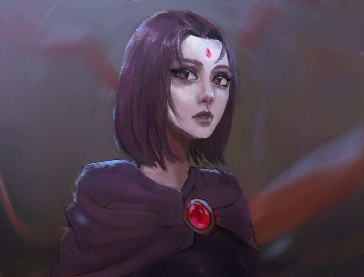 painted over one of my fav collabs #raven #TeenTitans