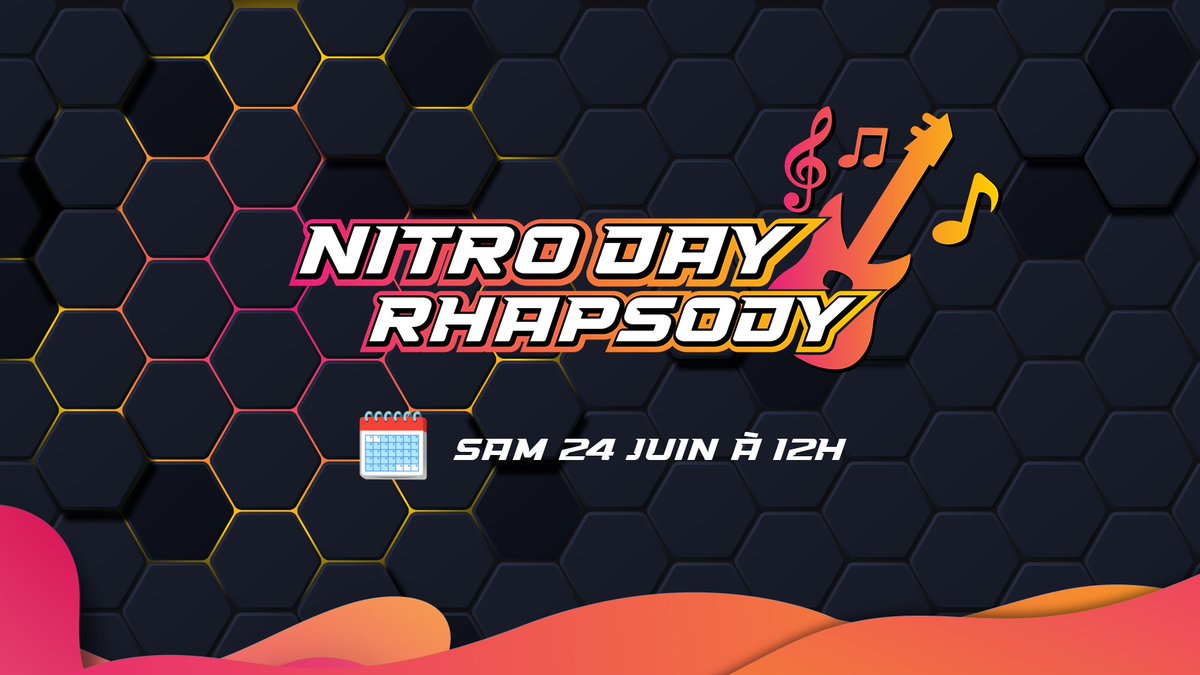 🔴 Le Nitro Day Rhapsody commence !

🎸Venez prendre votre dose de rythme 🥳

👉 twitch.tv/nitro_speedrun