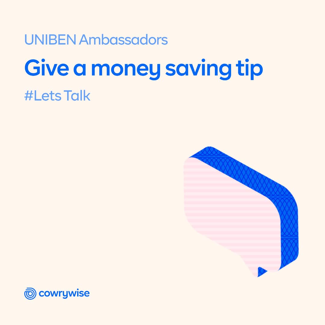 Amiofuu's tweet photo. I am interested to know your thoughts and answers to this so #LetsTalk 

Don't forget today at 7pm. Do not Miss out! #CowrywiseUNIBEN #cowrywisecampusambassadors

https://t.co/iWflGSG8tN https://t.co/hPGuiJcjwy