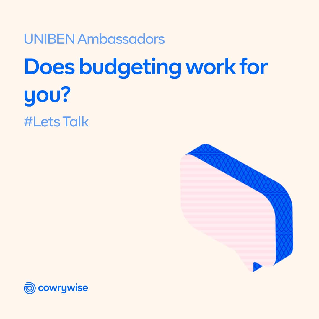 Amiofuu's tweet photo. I am interested to know your thoughts and answers to this so #LetsTalk 

Don't forget today at 7pm. Do not Miss out! #CowrywiseUNIBEN #cowrywisecampusambassadors

https://t.co/iWflGSG8tN https://t.co/hPGuiJcjwy
