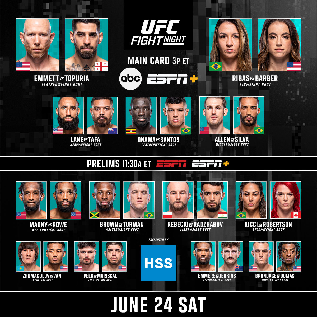 Babes of MMA on Twitter: "RT @ufc: Today's FULL #UFCJacksonville lineup ...