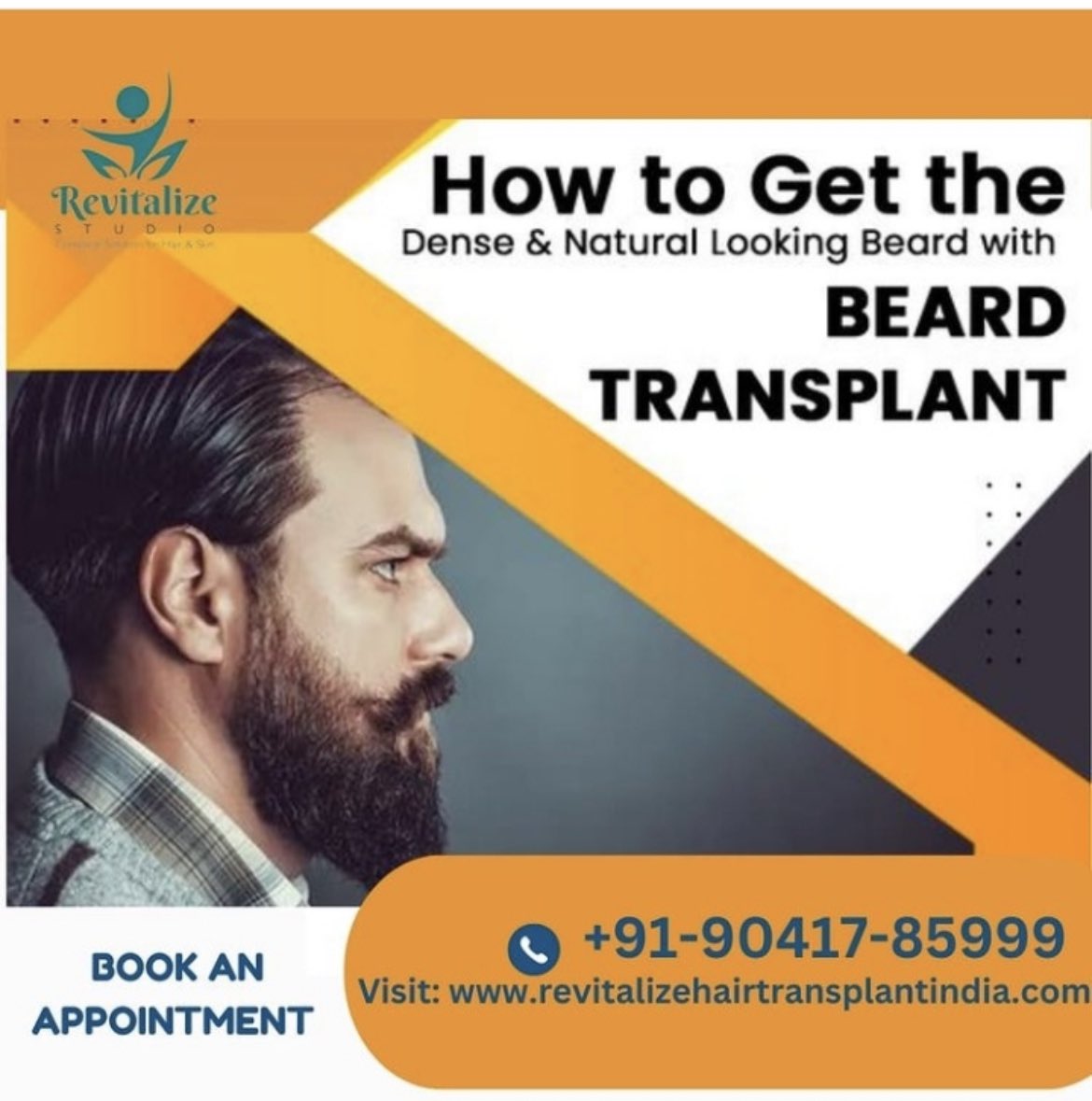 #beardtransplant  at #revitalizestudios 
Visit Now : revitalizehairtransplantindia.com/product/hair-t…
WhatsApp : wa.me/919041785999
Call us: (+91) 90417-85999
---------
#hairtransformation #hairloss #hairclinic #hairlosssolution #beardlover  #transplant #hairtransformations  #prptherapy