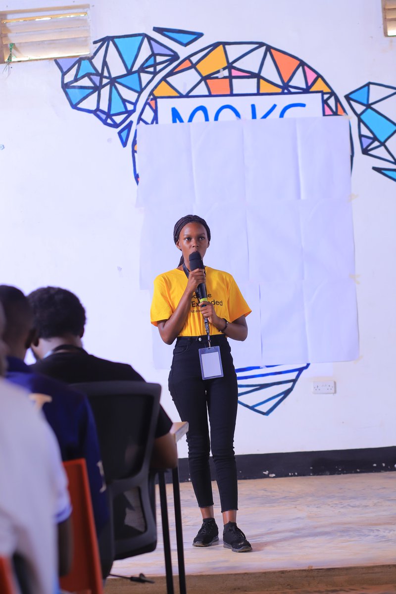 GDGCloudMbarara's tweet photo. Shalon Busingye (@Shalon813630372) shares about Cyber Security at #IOExtendedMbarara23 and what it means in the world of constant developments in technology. https://t.co/TrqRCdMmMY