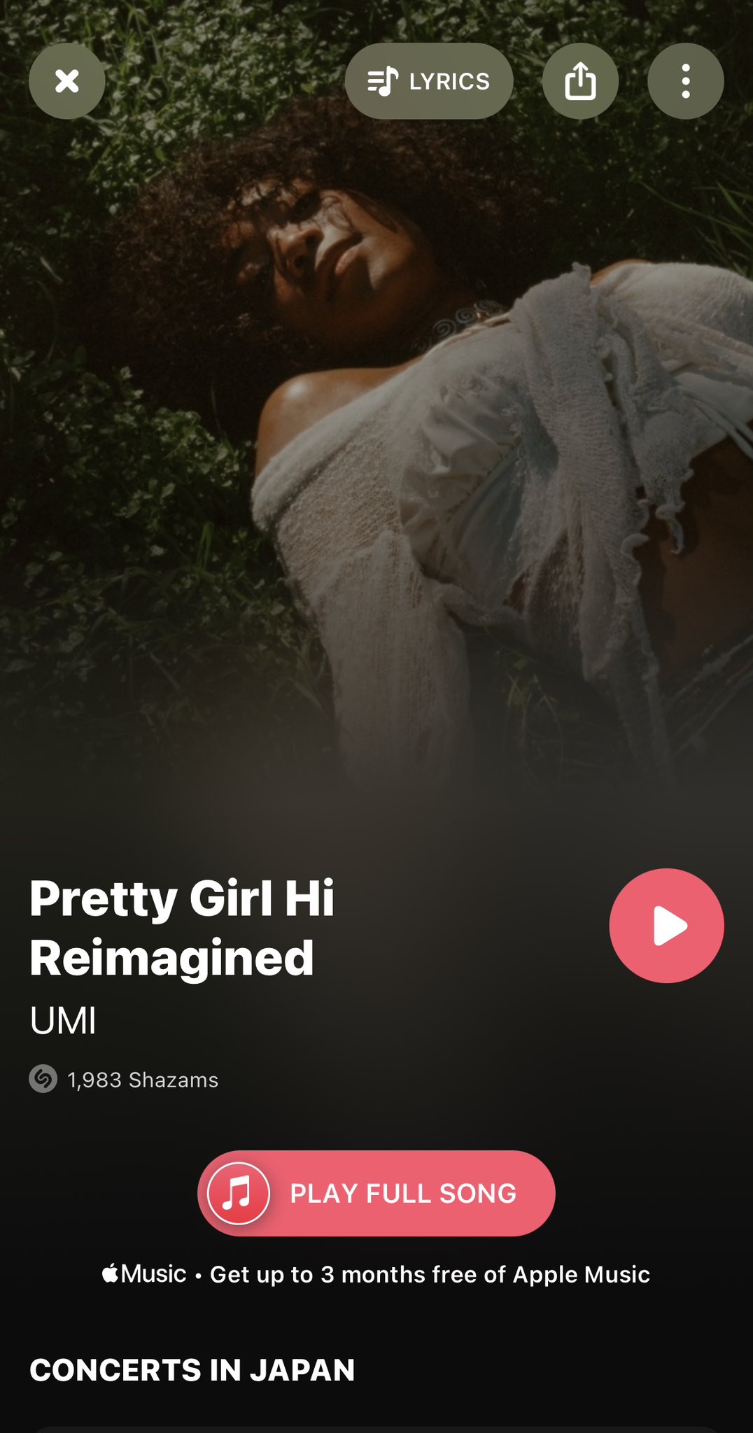 UMI - Pretty Girl hi! [Official Audio] 