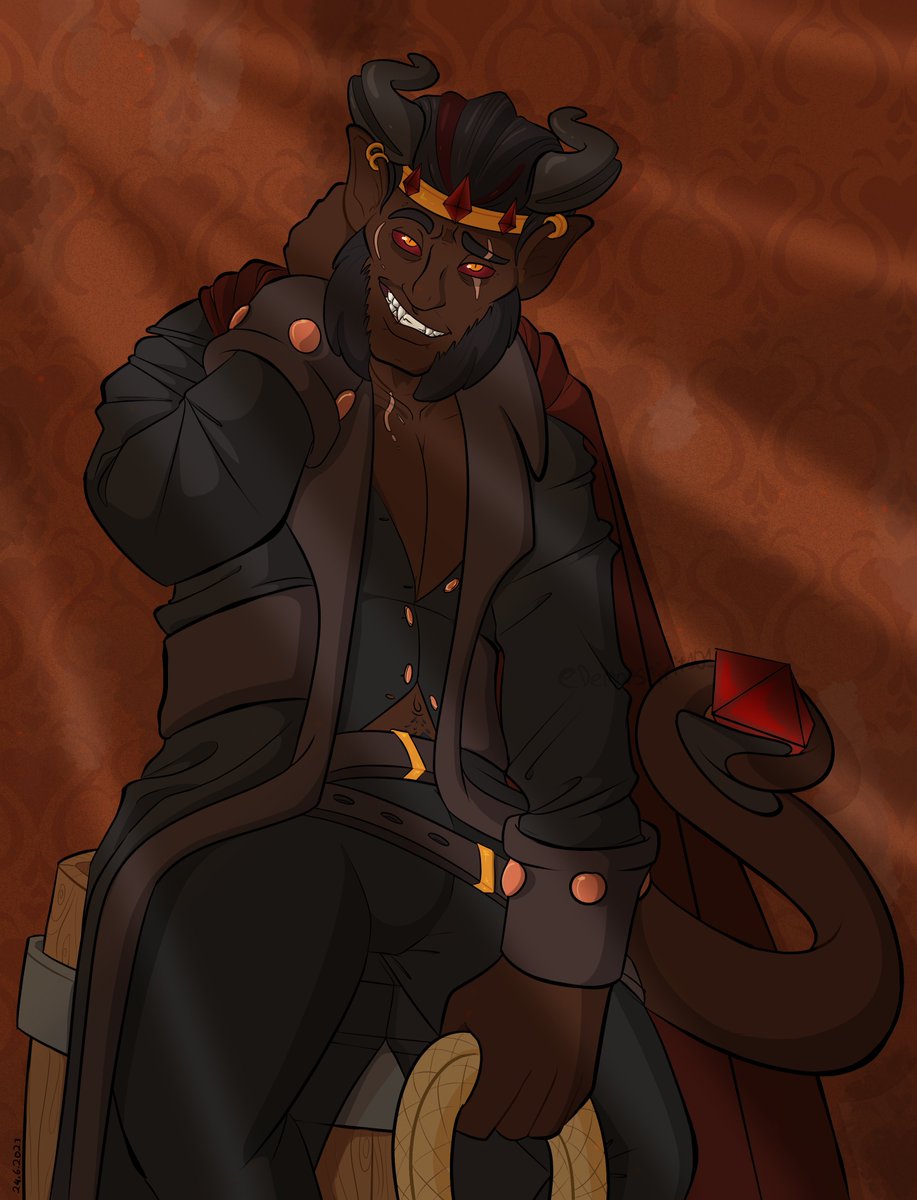 Demonspirit101's tweet photo. meet Bruin~ 

tags: #art #artwork #oc #ocart #originalcharacter #maleoc #demon #cartoon #drawing #digitalart #digitaldrawing #fangs https://t.co/yNWvdlpbm1