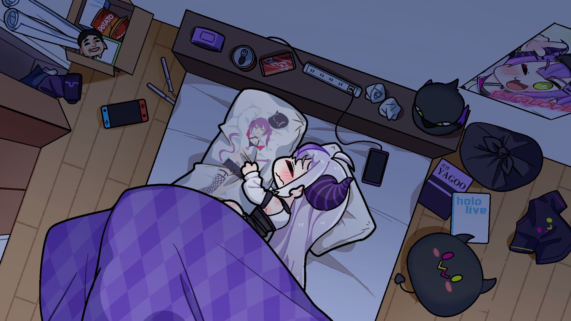 睦月】ラピスラズリの蝶ネクタイねこちゃん形オルゴナイト☆他2点