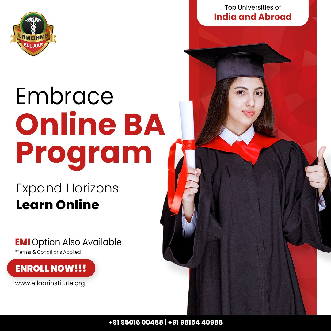 Discover the world of knowledge with our online BA program. Expand your horizons through distance learning. Enroll now!!

#onlineba #EllaarInstitute #sikkimmanipaluniversity #distancelearning2020 #onlinedegree #onlinelearning #ba #msds #bcom #distancelearning #onlineducation