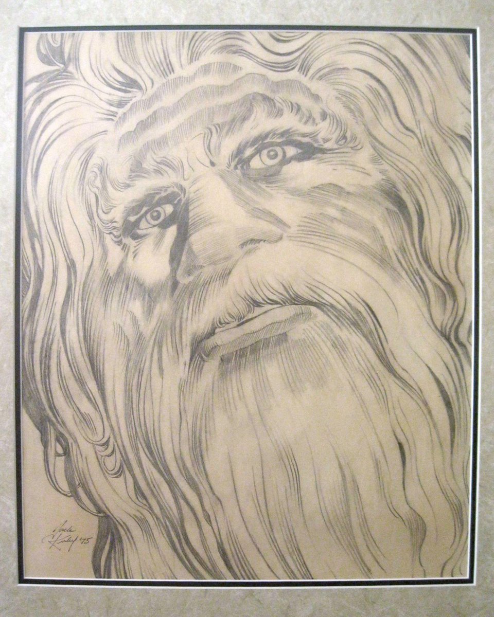 Kirby4Heroes's tweet image. Jack Kirby's Moses.  Personal collection.
