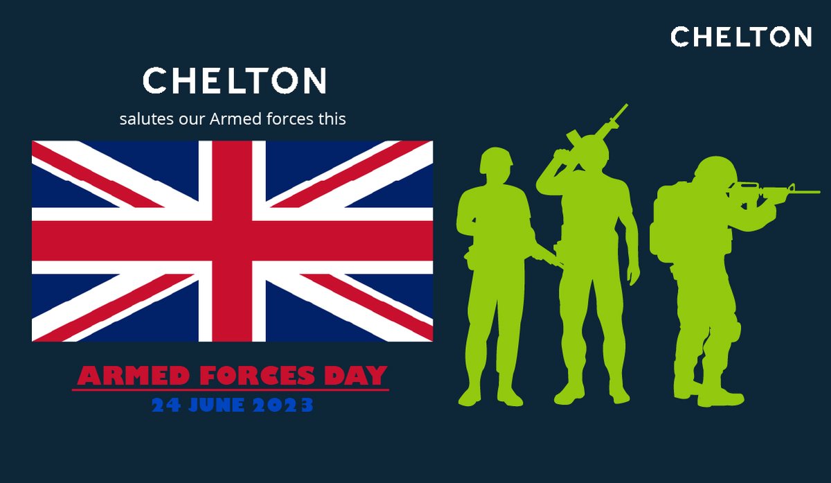 Chelton proudly celebrates UK #ArmedForcesDay, saluting the remarkable individuals who defend the UK. From serving troops to families, veterans, cadets, and animals, your dedication inspires us. Thank you for your service! 💂‍♀️