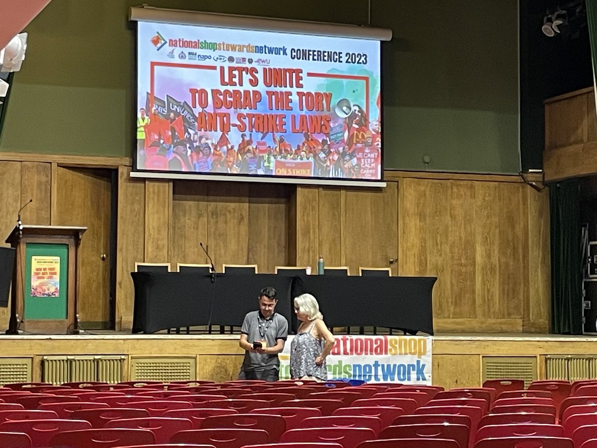 The start of the 2023 National Shop Stewards Conference is less than an hour away #NSSN2023