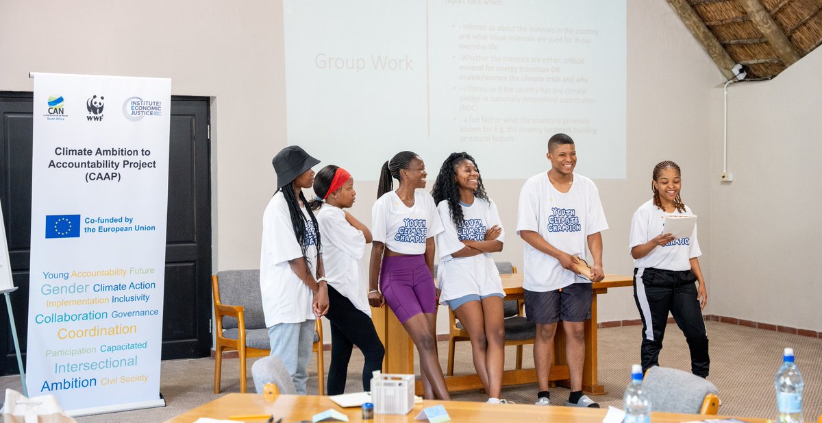 sa_mabaso's tweet photo. Having participated in the first #YCCBootcamp, I can confidently say that it was an eye-opening experience! It made me realise that young people are capable of driving climate action and actively contributing to decision-making and policy-making regarding climate change. https://t.co/dHCdVmF2vB