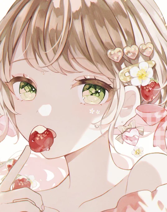 私の描くアクセサリーめっちゃ可愛いので、ぜひアップで見て欲しい