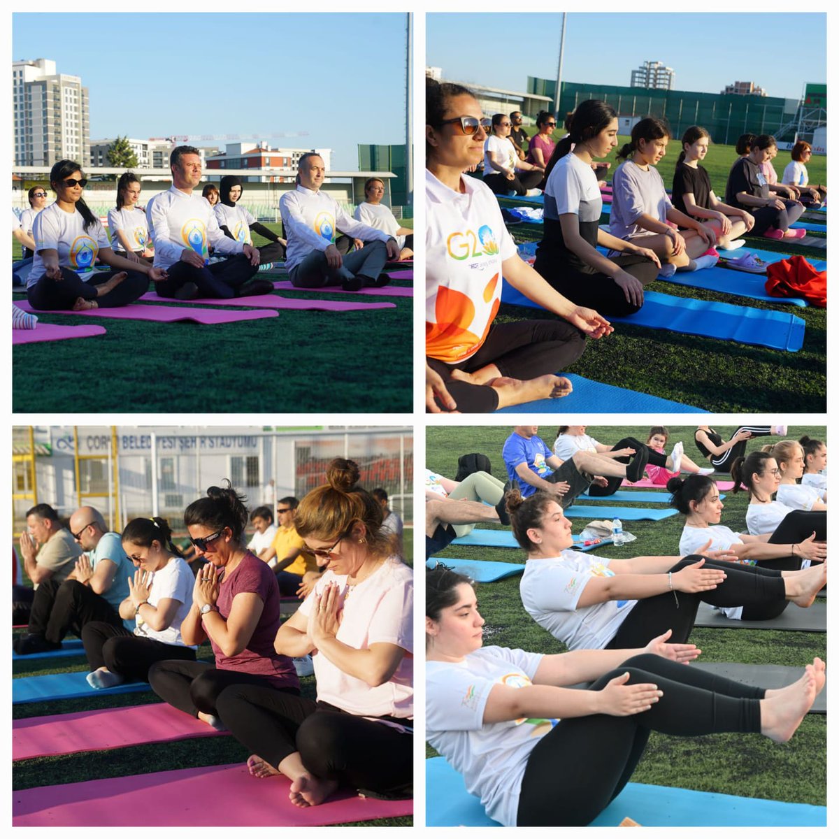 India in Istanbul (@cgi_istanbul) on Twitter photo 2/2 Some moments from the refreshing #YogaforVasudhaivaKutumbakam orgd by <a href="/CGI_Istanbul/">India in Istanbul</a> and <a href="/CorluBelediyesi/">Çorlu Belediyesi</a>. We thank all participants for making first #IDY2023 in Tekirdag enormously successful.
#AmritMahotsav #G20India 2/2 Some moments from the refreshing #YogaforVasudhaivaKutumbakam orgd by <a href="/CGI_Istanbul/">India in Istanbul</a> and <a href="/CorluBelediyesi/">Çorlu Belediyesi</a>. We thank all participants for making first #IDY2023 in Tekirdag enormously successful.
#AmritMahotsav #G20India