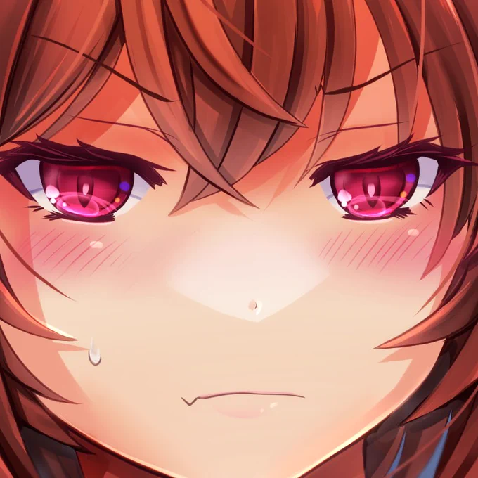 #ほっぺの斜線は可愛い 割と入れるタイプだと思う