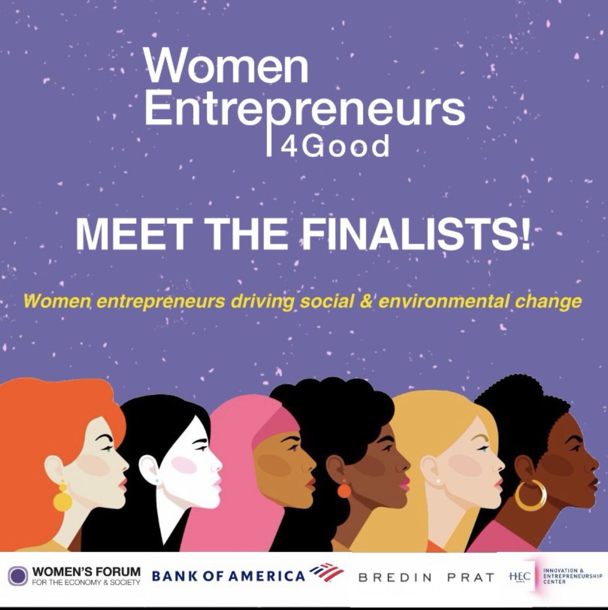 SailasHellena's tweet photo. Thrilled to be selected as one of the 10 finalists for the prestigious #WomenEntrepreneurs4Good program! Honored to join Incubateur HEC Paris, present at Women's Forum Global Meeting, and attend masterclasses to enhance our entrepreneurial journey @womenforum #WomenEntrepreneurs https://t.co/d2p3ecqhwe