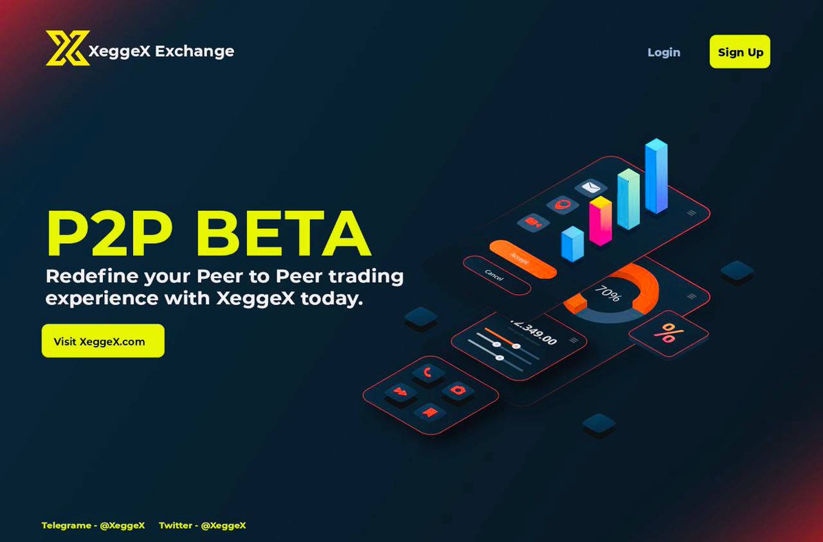 xeggex's tweet image. P2P Trading Beta is now live.   Come check it out today and let us know what you think.  #P2P