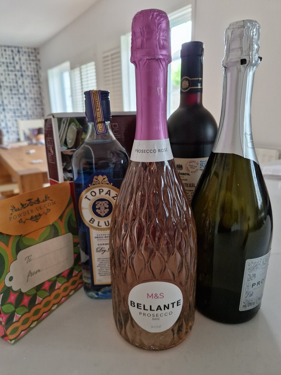 moyas's tweet photo. Saturday morning cup of tea and admiring last night's tombola winnings 😆 👍 https://t.co/SewZNeuUeH
