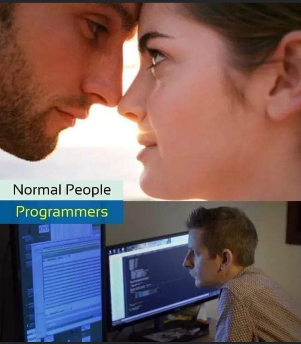 Programmers life 😶

#programmers #programmer #programmerlife #programmingmemes #developers #developer #webdeveloper #webdevelopment #fullstackwebdevelopment #fullstackwebdeveloper #coding #codinglife #codingmemes #codingisfun #relationships #memes
