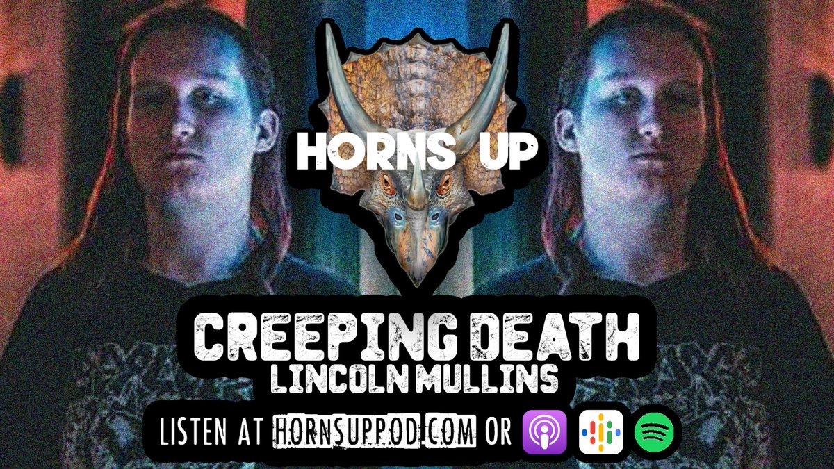 New Episode alert!

We spoke to <a href="/CreepingDeathtx/">Creeping Death</a> drummer, Lincoln Mullins about their latest album, Boundless Domain and much more 

Tune in - shrturl.app/gaj6MR

<a href="/MNRKHeavy/">MNRK Heavy</a> <a href="/EarsplitPR/">EarsplitPR</a>