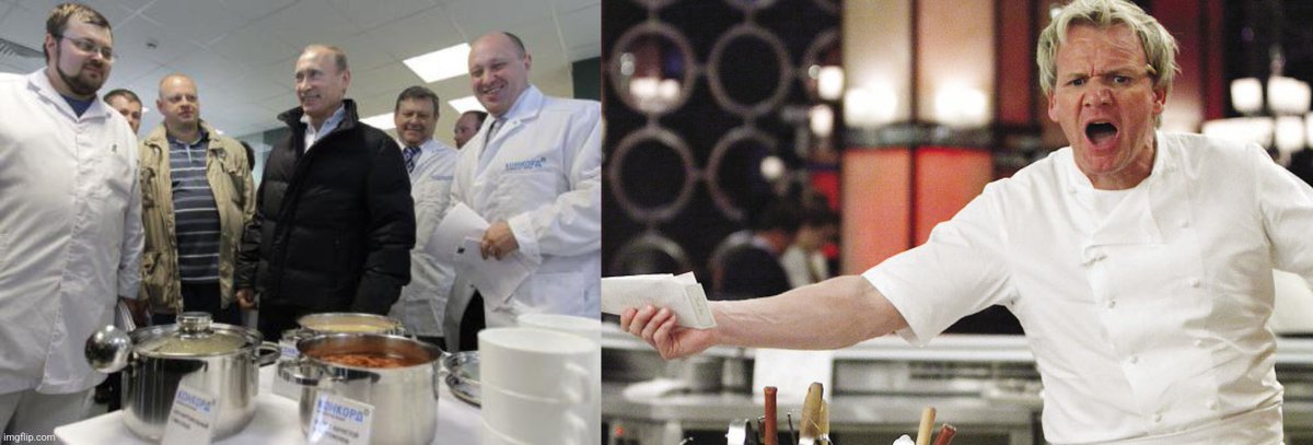 If you think that Yevgeny Prigozhin is crazy for this contract negotiation tactics may I remind you that he is a Chef & they're known for having dictatorial traits. 

Do you think that if Gordon Ramsay had an army he wouldn't sack York or Liverpool for a better contract? https://t.co/sMxEWb8ffP