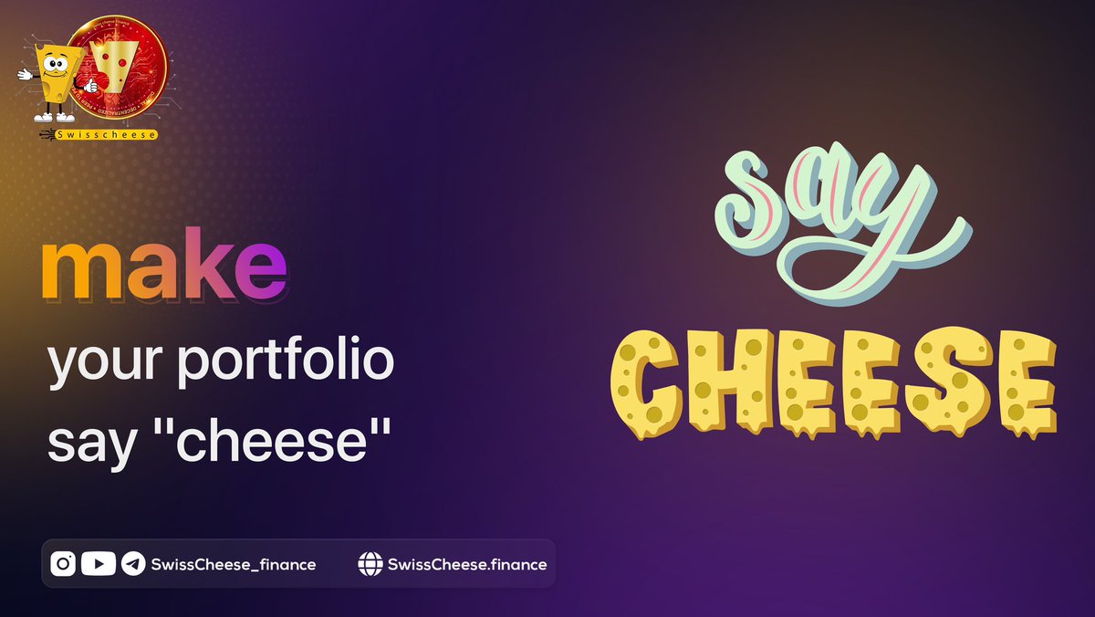 😉OTC Rebates are in the house! Hold enough $SWCT and earn back on your OTC trades on Swisscheese. Saving while trading, now isn't that a deal! Ready to make your portfolio say 'cheese'? Join #SwisscheeseFinance 👉 swisscheese.finance