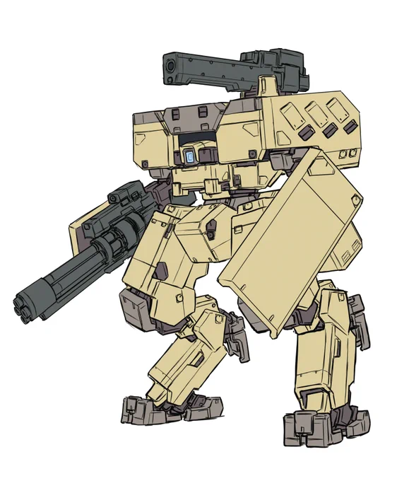 中ボス(ディテールアップバージョン) 私がツイッターに投稿しているイラストは基本的に初期稿みたいなものでpixivの方に完成版を投稿していますのでお時間があればぜひご覧ください。 「メカ」タグで探してもらえたら見つけやすいと思います。
