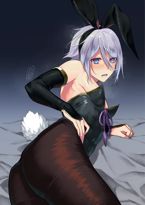 Skebのリクエスト、バニー蘭ちゃんだよ～ 差分でR18ご希望だったのでウッキウキで描いてたんですけど蟲って見る人選ぶのでは…?と納品してから気付き…苦手だったら申し訳ない… その刻印虫Ver.はポイピクにぽいぽい→