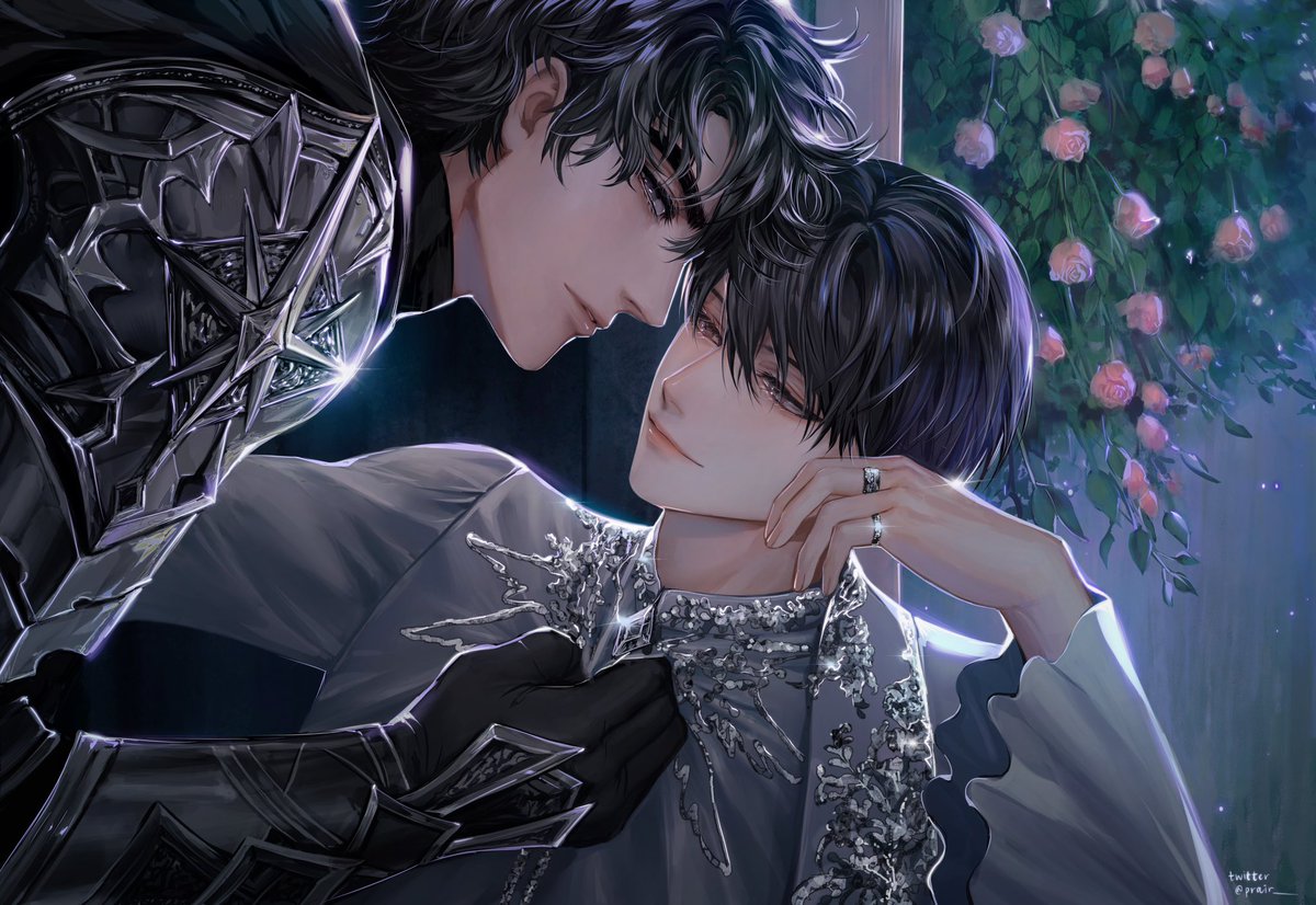 「The prince and his loyal knight #중독 #Joo」|𝙋𝙧𝙖𝙞𝙧のイラスト