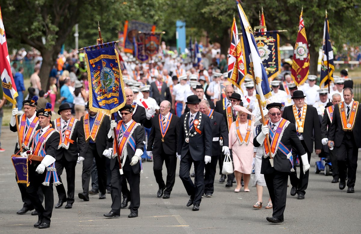 The Orange Order is not a cosy cultural organisation. Orange marches are not family-friendly fun days. The Orange Order is a sectarian cult bound together by the hatred of all things Roman Catholic. These are marches of hate that should be banned in a civilized society.  HH