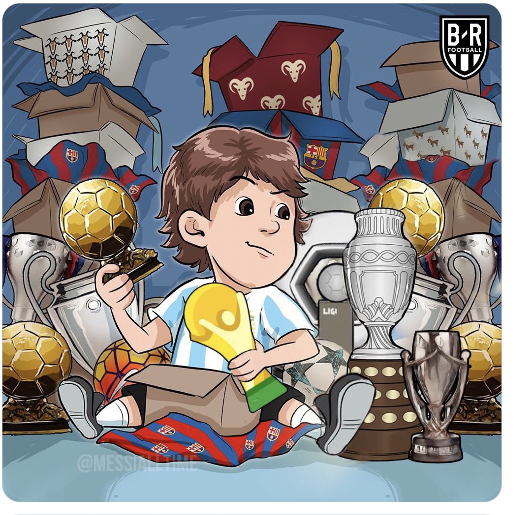 Happy birthday Lionel Andrés Messi, the boy who has all present 🎁 💙❤️