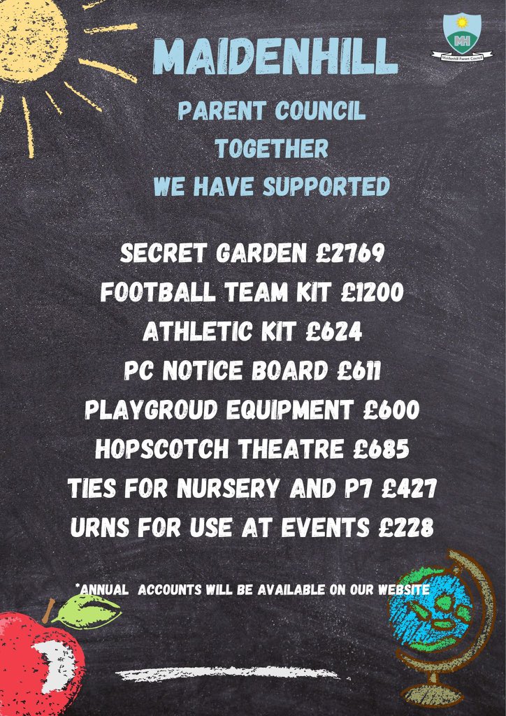 Maidenhill Parent Council tweet media