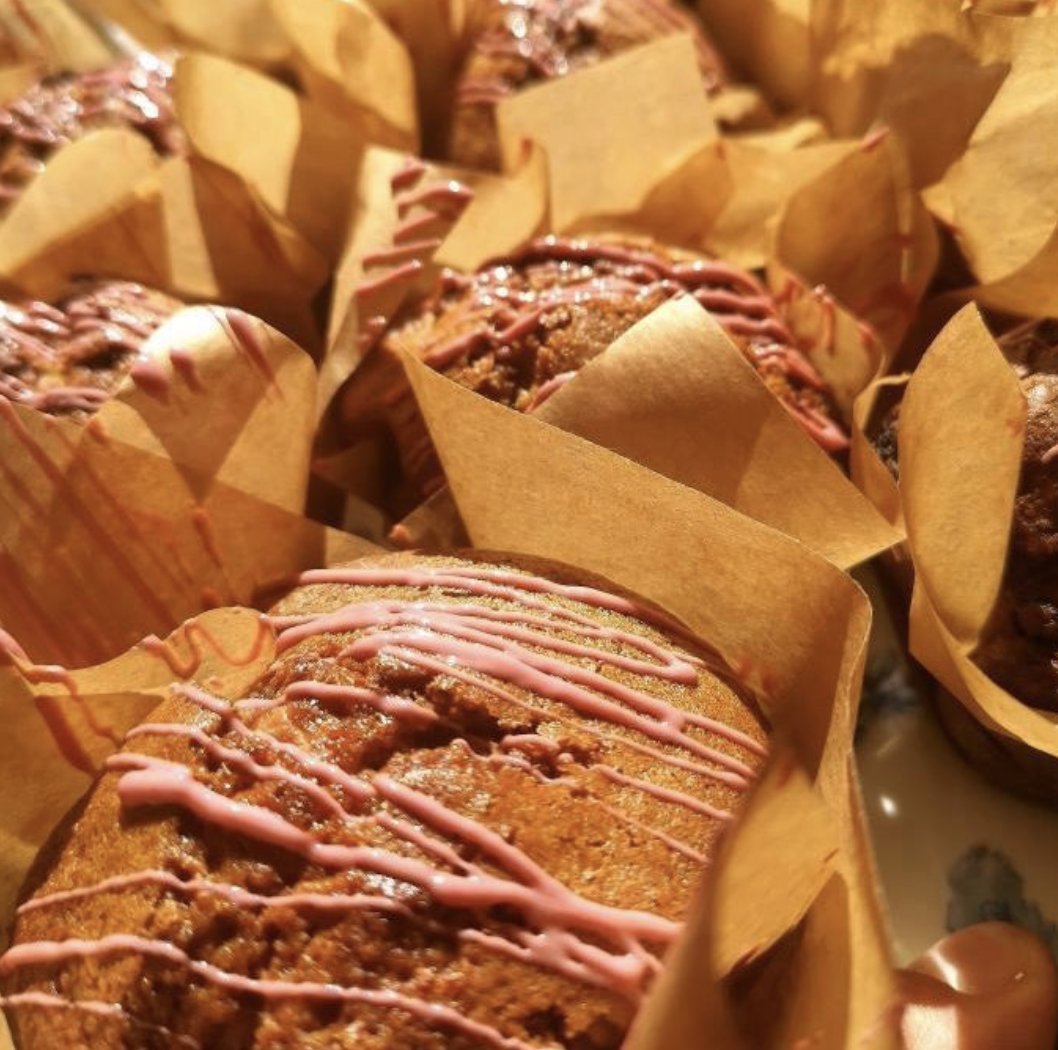 Ruby chocolate and mint muffins.

We love digging out some of these old recipes from Patrick Hill at Thackeray's.

Tag us #kentishcreations