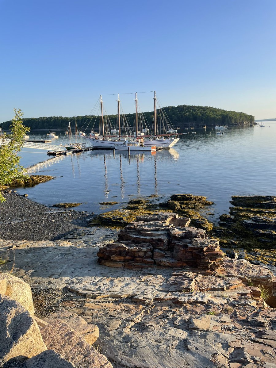 Morning run @BarHarbor - didn’t run too far because I stopped for photos 🙄. #vacay #barharbormaine