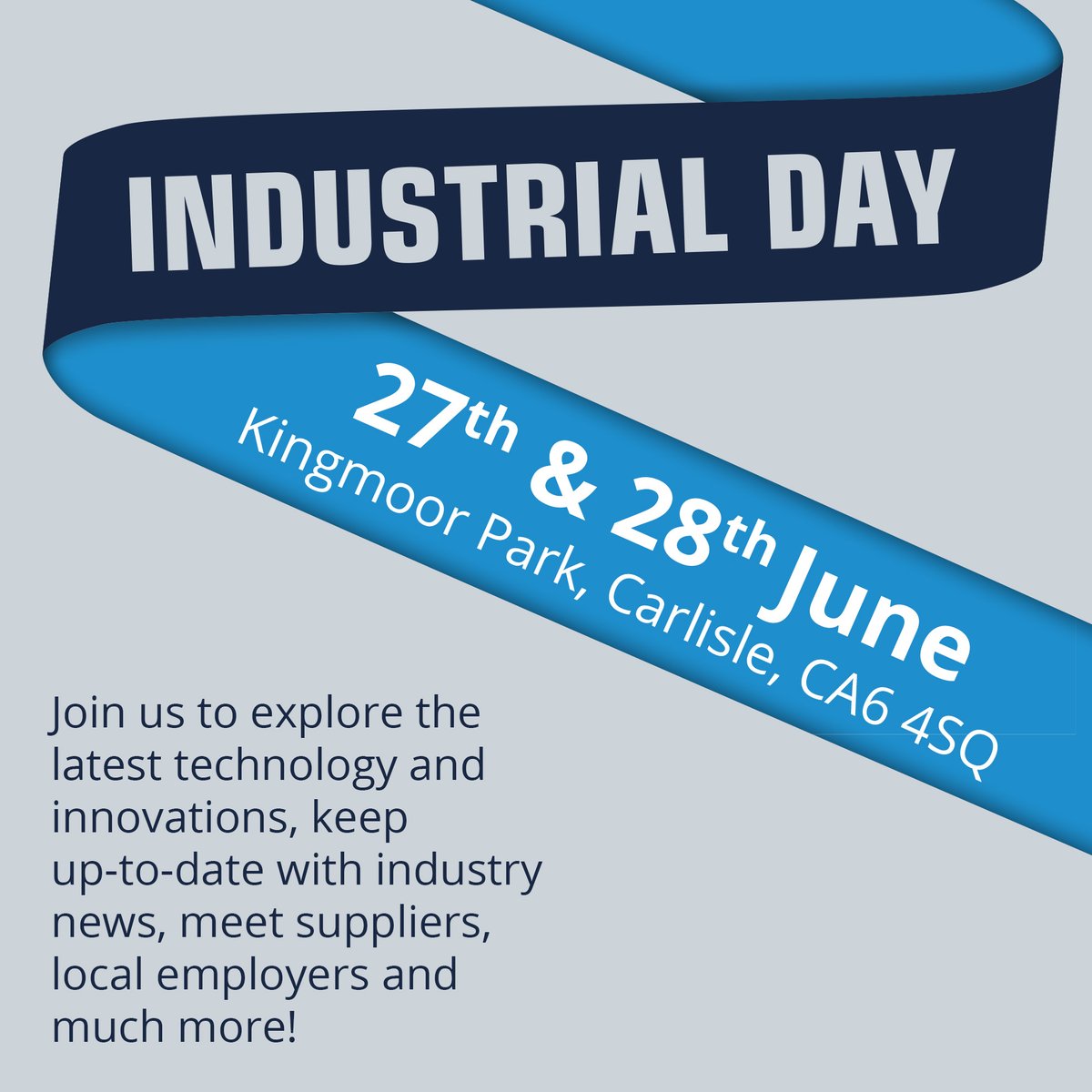 🚧 Industrial Day Supplier - US! 🚧

Come along to our Industrial Days on the 27th or 28th of June to get to know more about us, behind the scenes and life working at the infamous TG! 📝🛠

View full show plan: ow.ly/6hT450OOoCN