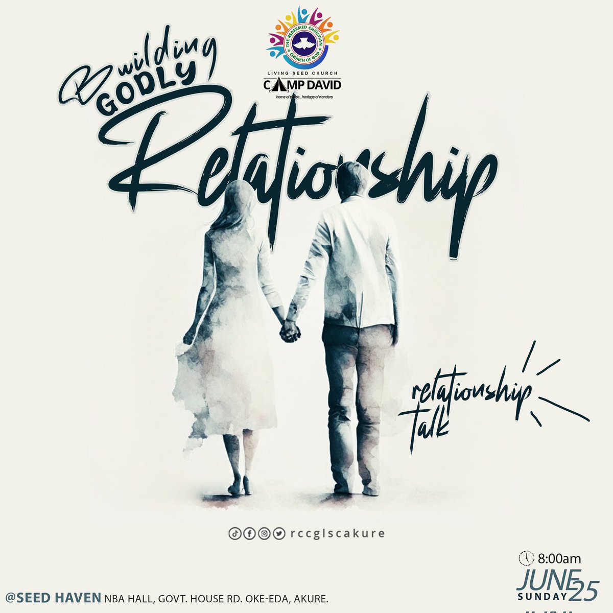 RccglscAkure's tweet photo. Building Godly relationships is establishing and nurturing connections with others in a way that reflects the teachings and principles of God. 

Join us for Our Sunday Service as we Shed More light on "Building Godly Relationships

#rccglsc #lscakure #lsccampdavid #akure #rccg https://t.co/byxYeSVEpJ