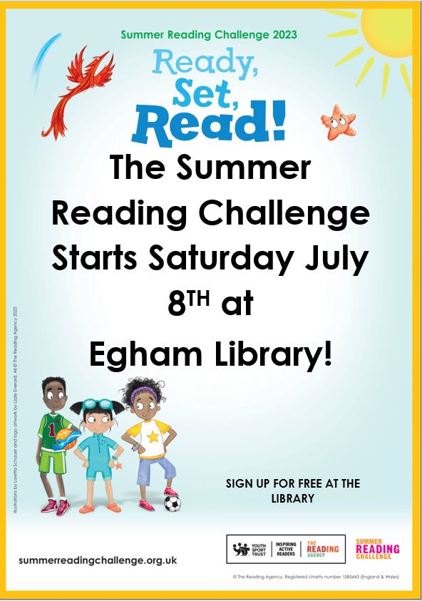 It is not long until #TheSummerReadingChallenge, starts @EghamLib! For more information about this years challenge, please click here: summerreadingchallenge.org.uk/?gclid=EAIaIQo…

@SurreyLibraries 
#ReadySetRead
