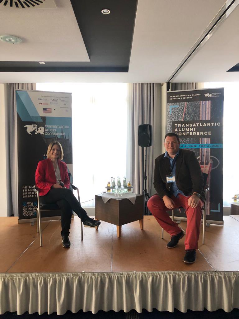 #Russia‘s war against #Ukraine, tensions between #China and #Taiwan, the #climate crisis and its consequences. I‘m excited to moderate <a href="/PeterRNeumann/">Peter R. Neumann</a>’s key note and the #geopolitics panel at the Transatlantic Alumni Conference in #Erfurt today. #TAC23Erfurt @USAlumni <a href="/usbotschaft/">US-Botschaft Berlin</a>