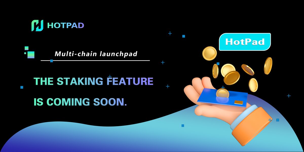 _Hotpad's tweet image. To obtain the whitelist eligibility for the #HotPad IDO project.🏃

you are required to Staking $HTD on the #HotPad platform.🪙

Staking $HTD on the #HotPad platform allows you to earn a 5% annualized return.🔥

The staking feature will be available in the near future.🚀