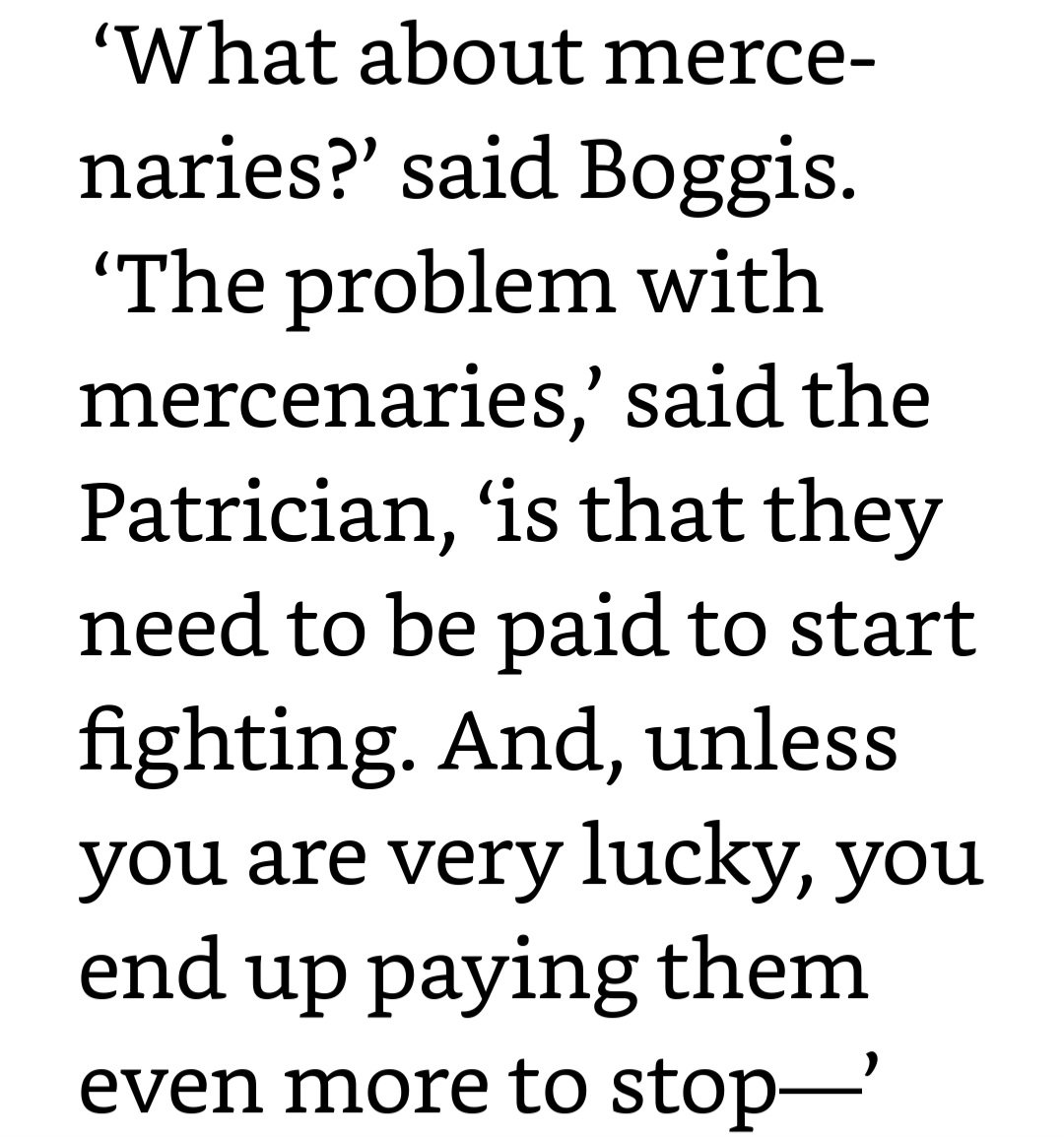 When you realise how spot on one of your favourite authors was more than 25 years ago!
@terryandrob @rhipratchett 
#jingo #terrypratchett