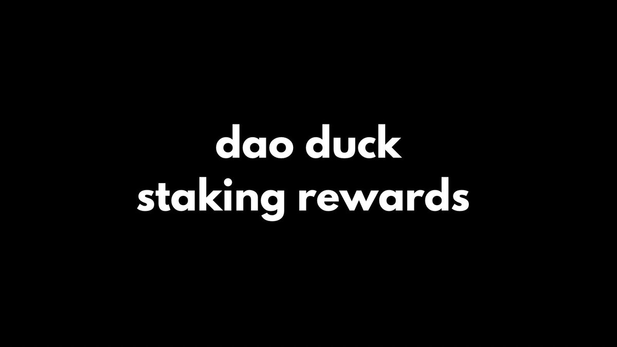 dao duck tweet media