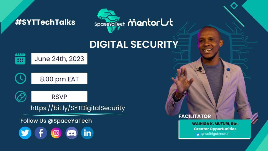 jumalaw98's tweet image. 🔐 Strengthen your digital security knowledge and be prepared to face the challenges of the online world!

#DigitalSecurity  #SYTTechTalks