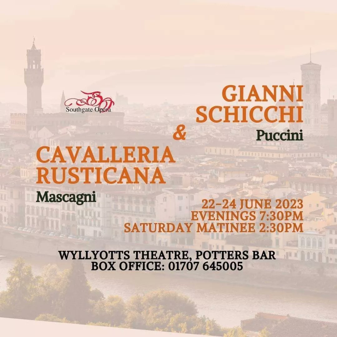 SouthgateOpera's tweet image. FINAL CHANCES TO SEE CAVALLERIA RUSTICANA &amp;amp; GIANNI SCHICCHI TODAY!

2 PERFORMANCES - DON'T MISS OUT!

TICKETS: wyllyottstheatre.co.uk/whats-on/giann…

#puccini #giacomopuccini #giannischicchi #omiobabbinocaro #mascagni #pietromascagni #cavalleriarusticana @Wyllyotts 
Photos by: @Steve_Beeston