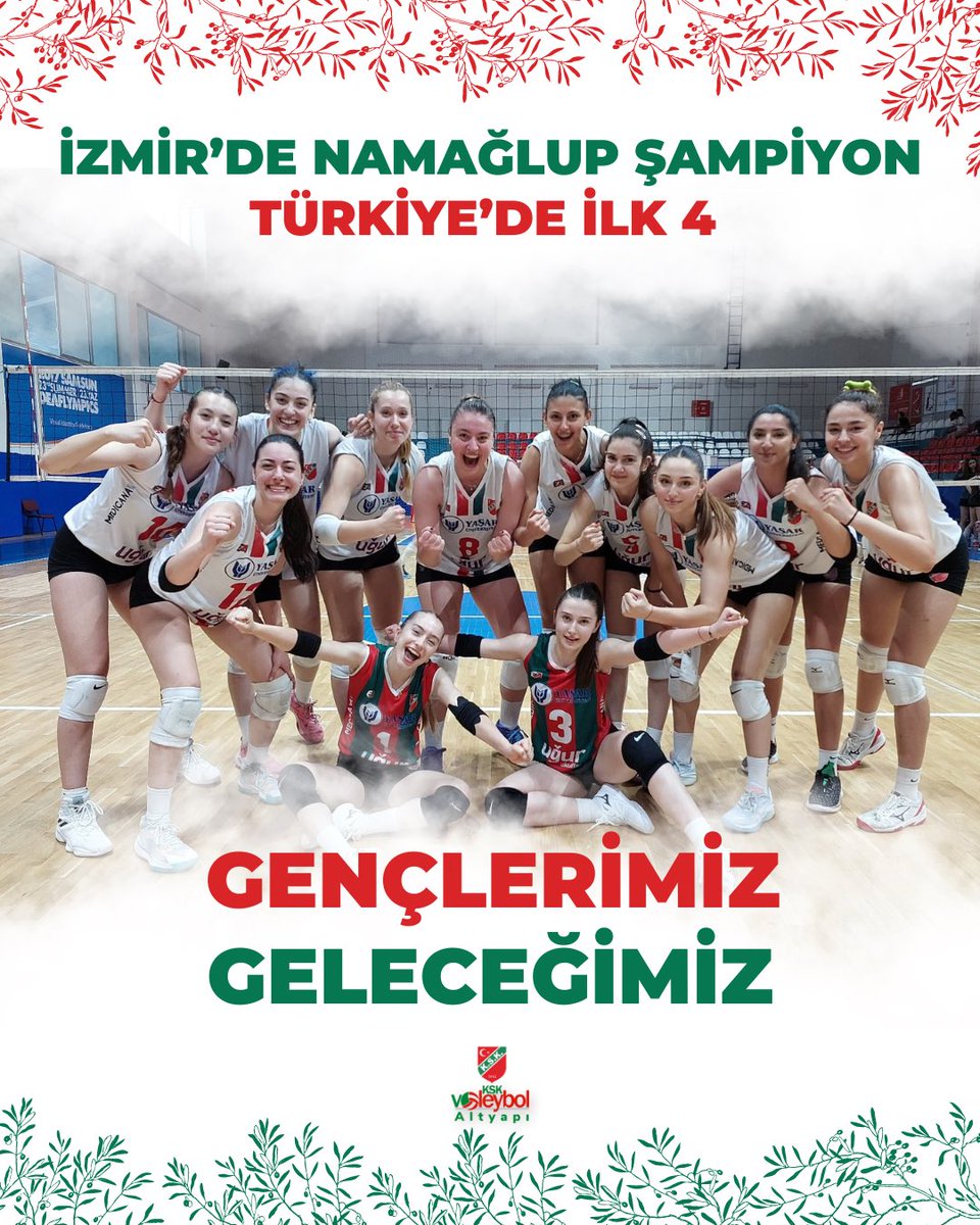 🎉 İzmir’de namağlup şampiyon olarak Türkiye Şampiyonaları’na katılmaya hak kazanan Gençlerimiz, Türkiye genelinde ilk 4 takım arasına  kalma başarısını göstermiştir.

🗓️ Gençlerimiz bugün 14.00’te Final Four’da Eczacıbaşı ile karşılaşacak.