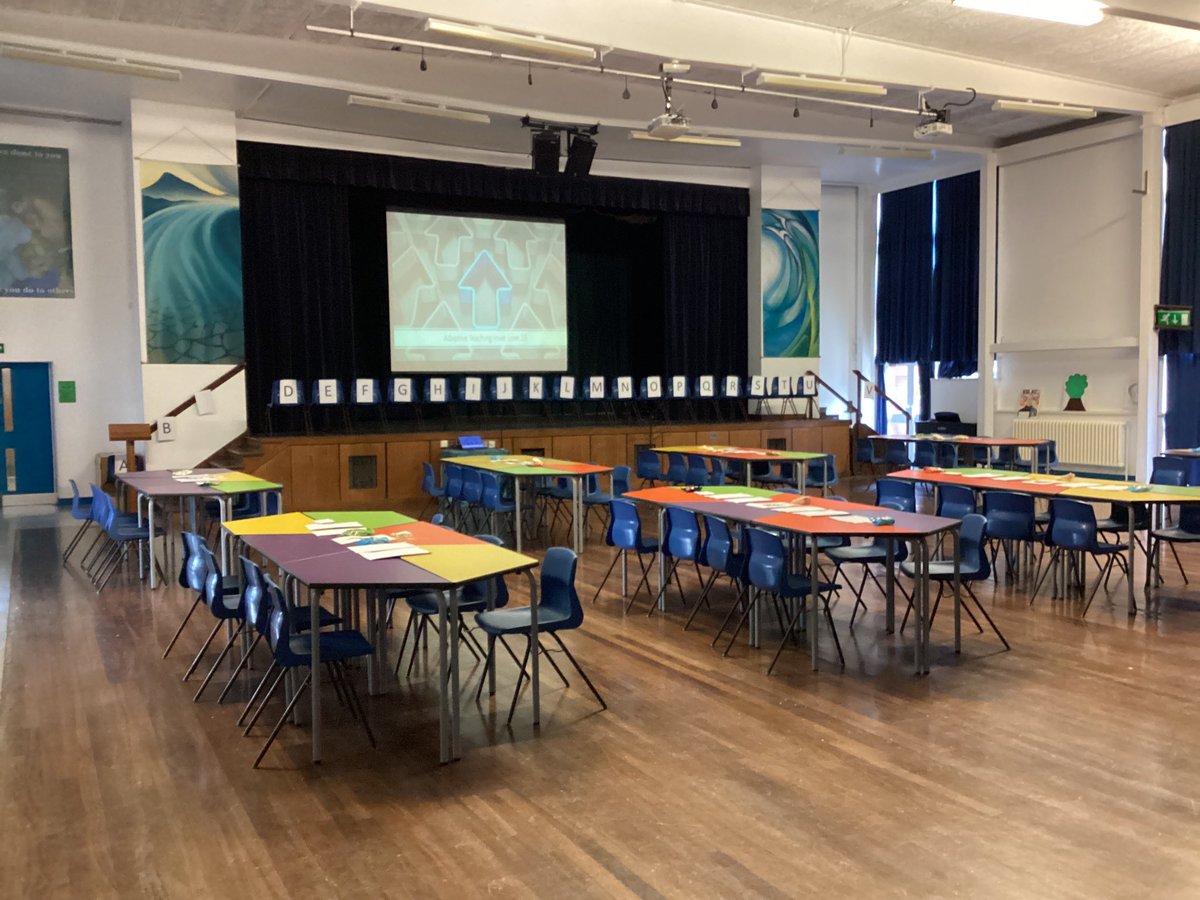 PardoeH14's tweet photo. Adaptive Teaching inset at St Nicholas yesterday. #OLEVI @stnicksHT @StNicholasCHS #adaptiveteaching https://t.co/McUeVecuX5