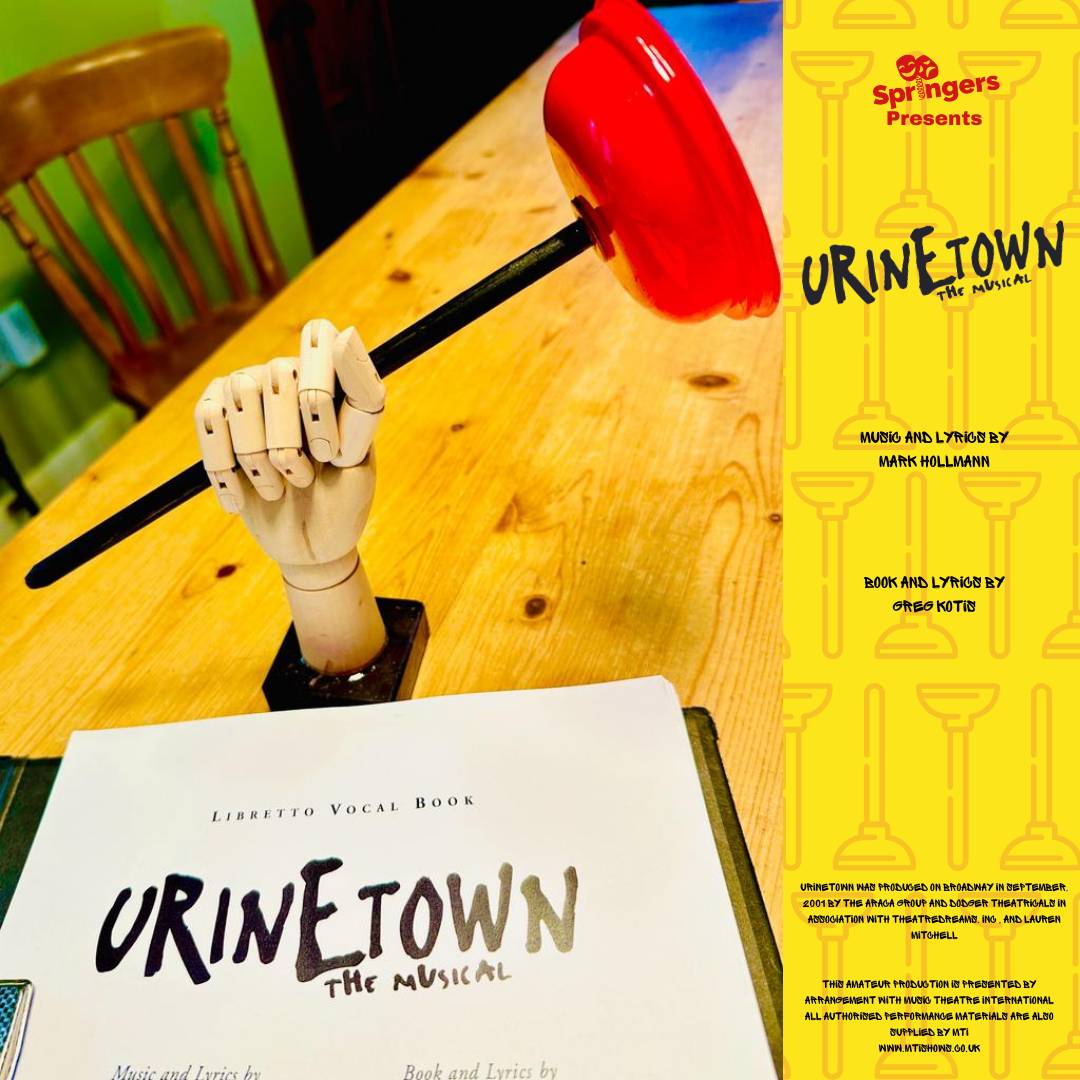 Planning has started for our Urinetown creative team! We read through the script and noted any props, special effects and musical elements, with questionable American accents. Now all we need is a cast!🚽

Intro night info 🪠 ow.ly/qIsG50OVt2v

#Springers #Urinetown #AmDram